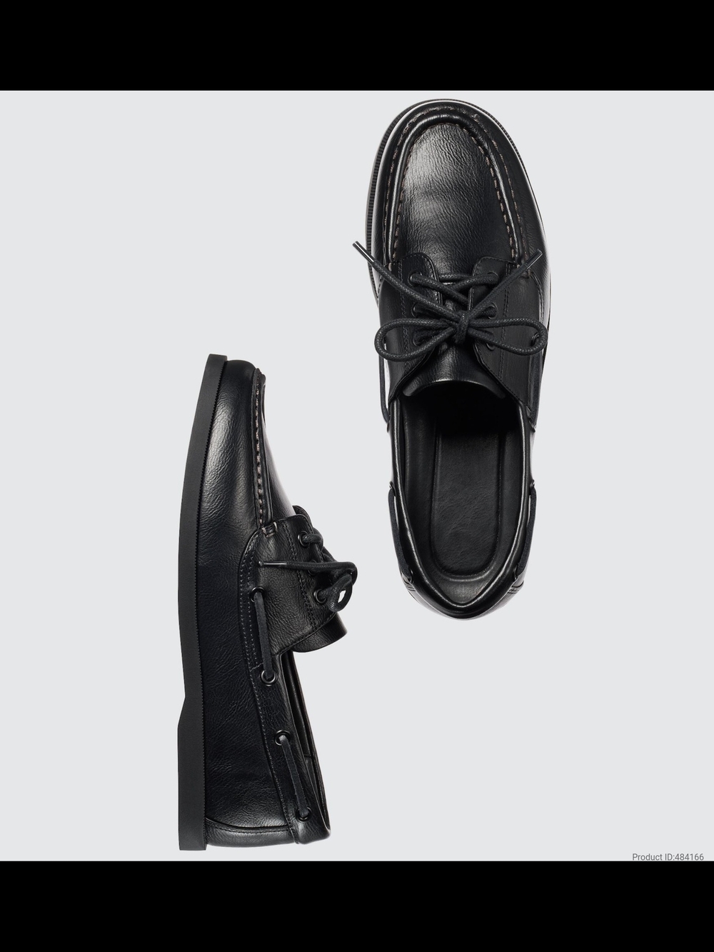 uniqlo c deck shoes size 6.5 men black #nwt